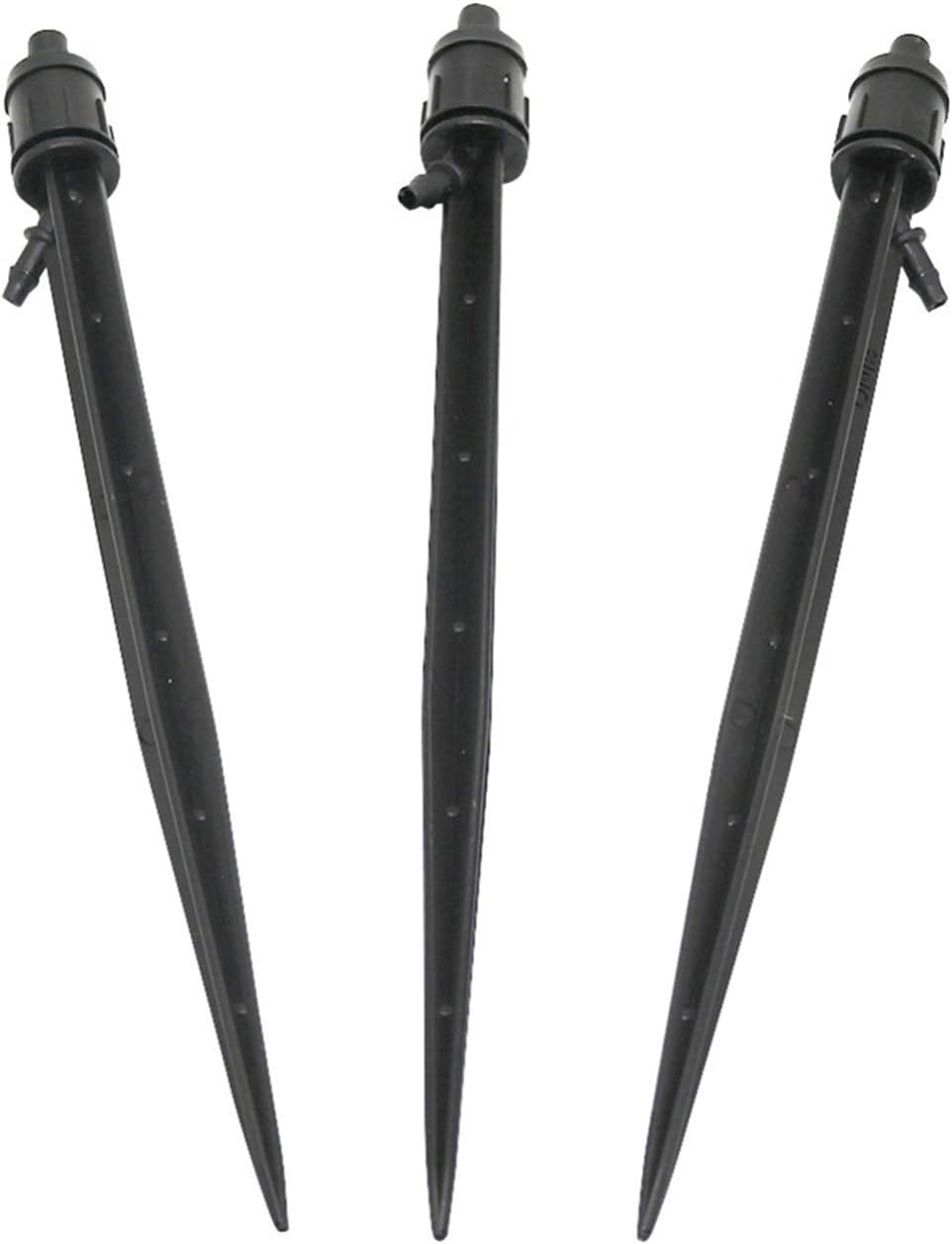 Gardening Irrigation Dripper 7.5mm Sprinkler Connecting Rod Adjustable Water Flow Nail Connector Garden Irrigation Lawn Watering Atomizing Nozzle Holder 20 Pieces