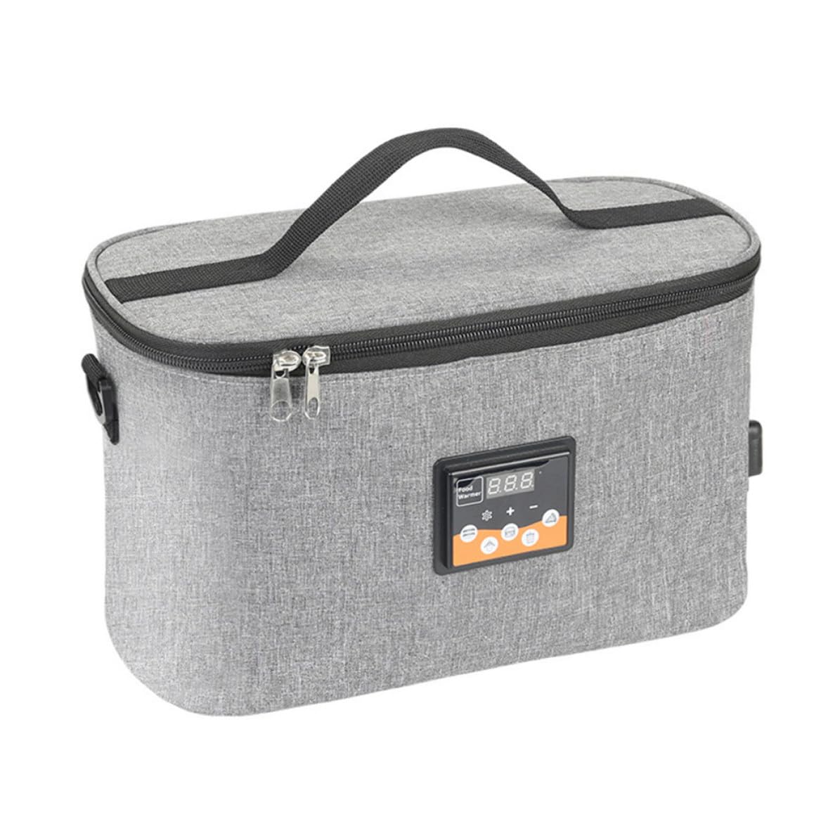 Tragbare Babyflaschenwärmertasche Oxford Stoff mit 8l Kapazität und Flüssigkristall Thermostat Geeignet für Unterwegs und Aufhängen Am Kinderwagen