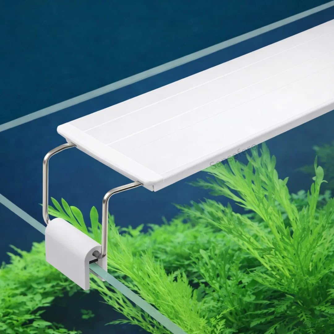 Ultra Thin Grass Frame Light for Aquarium Plants,(P-600 | 24W | 60 CM) Super Slim LED Light for Fish Tank Aquatic Plant Landscape Grow Lighting Bright Multicolor 3 Modes Light (2 Feet)-image-47
