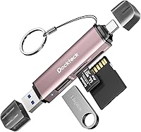 Vista 11 de Lector de Tarjetas SD, Dockteck Lector de Tarjetas USB 3.0 a Adaptador de Tarjeta Micro SD a Memoria Stick SD TF, Lector OTG de Ranura Dual