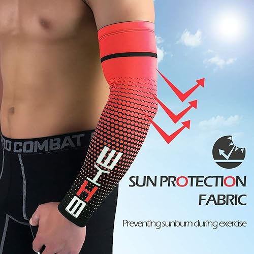 Miniatura 5 de Manga de brazo de enfriamiento de protección solar UV para hombres y mujeres, manga deportiva para ciclismo, golf, correr, baloncesto