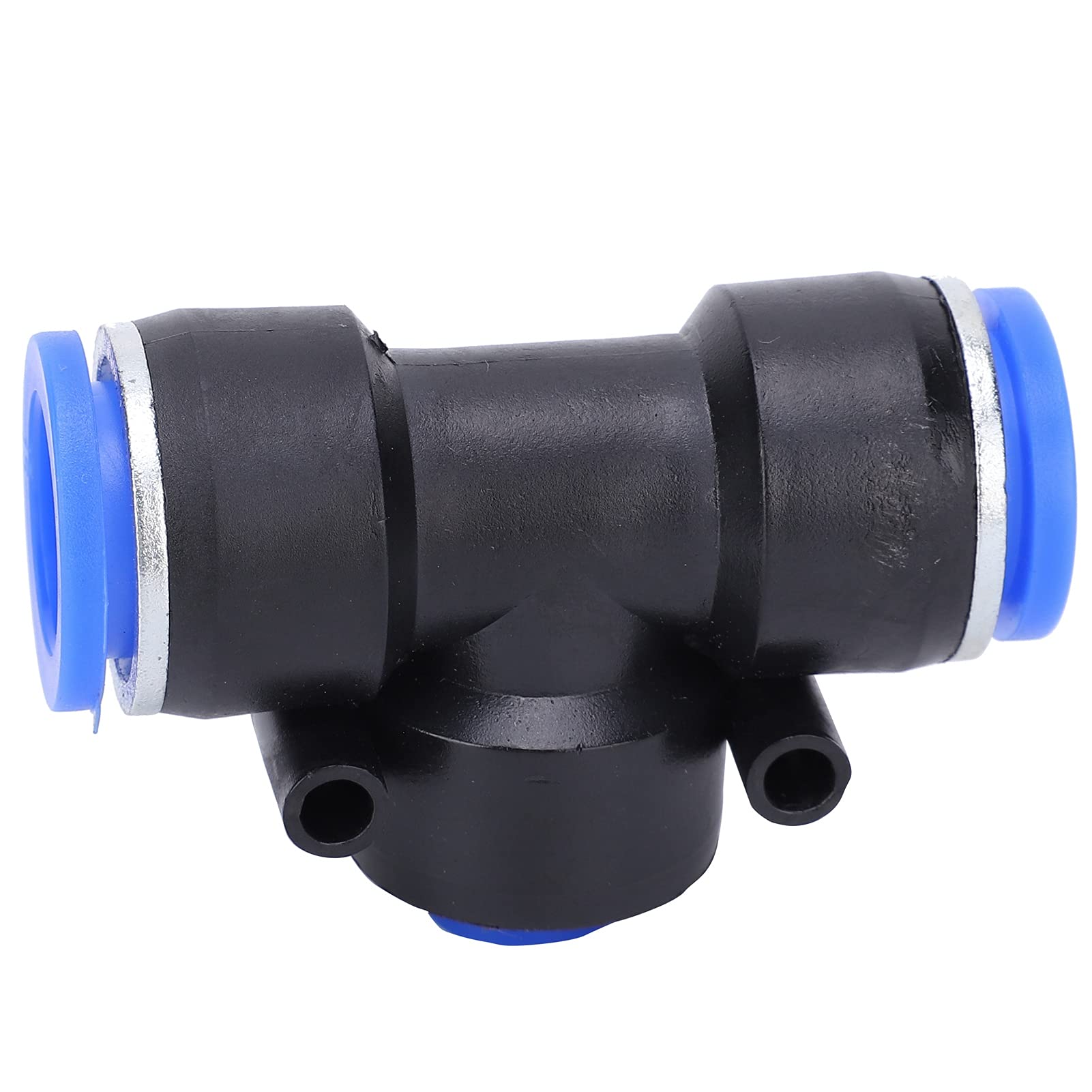 25 Pezzi Pneumatico a Forma di T Connettore Riduttore Tubo a 3 Vie, Spinta Rapida Per Collegare Raccordo a T Raccordo Tubo Aria 16 X 8 X 16 mm