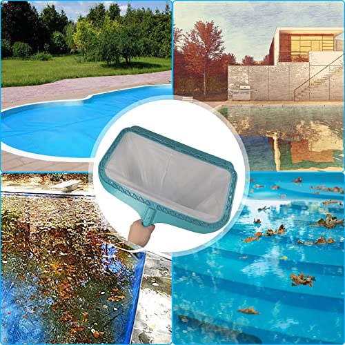 Rede para rastelo de folhas | Cesta de malha fina para piscina para remover folhas de detritos, equi