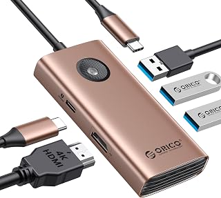 USB C Hub, ORICO 5-in-1 USB C Docking Station with 4K HDMI, 60W Power Delivery, USB 3.0 5 Gbps and 2 USB 2.0 Data Ports US Price In India