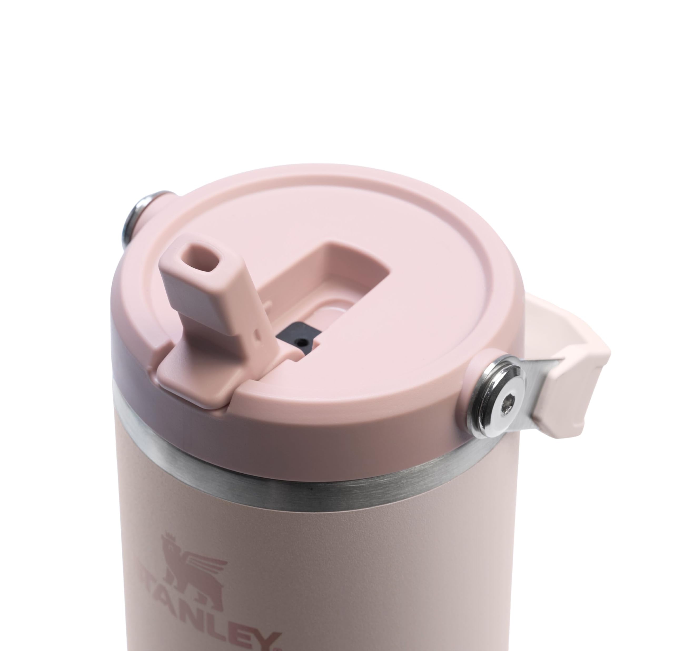 Stanley Flip Straw Tumbler 1.0 Gourde Avec Paille 0.89L - Froid Pendant 12 Heures - Gourde Isotherme - Sans BPA - Thermos Facile à Transporter - Va au Lave-Vaisselle - Rose Quartz
