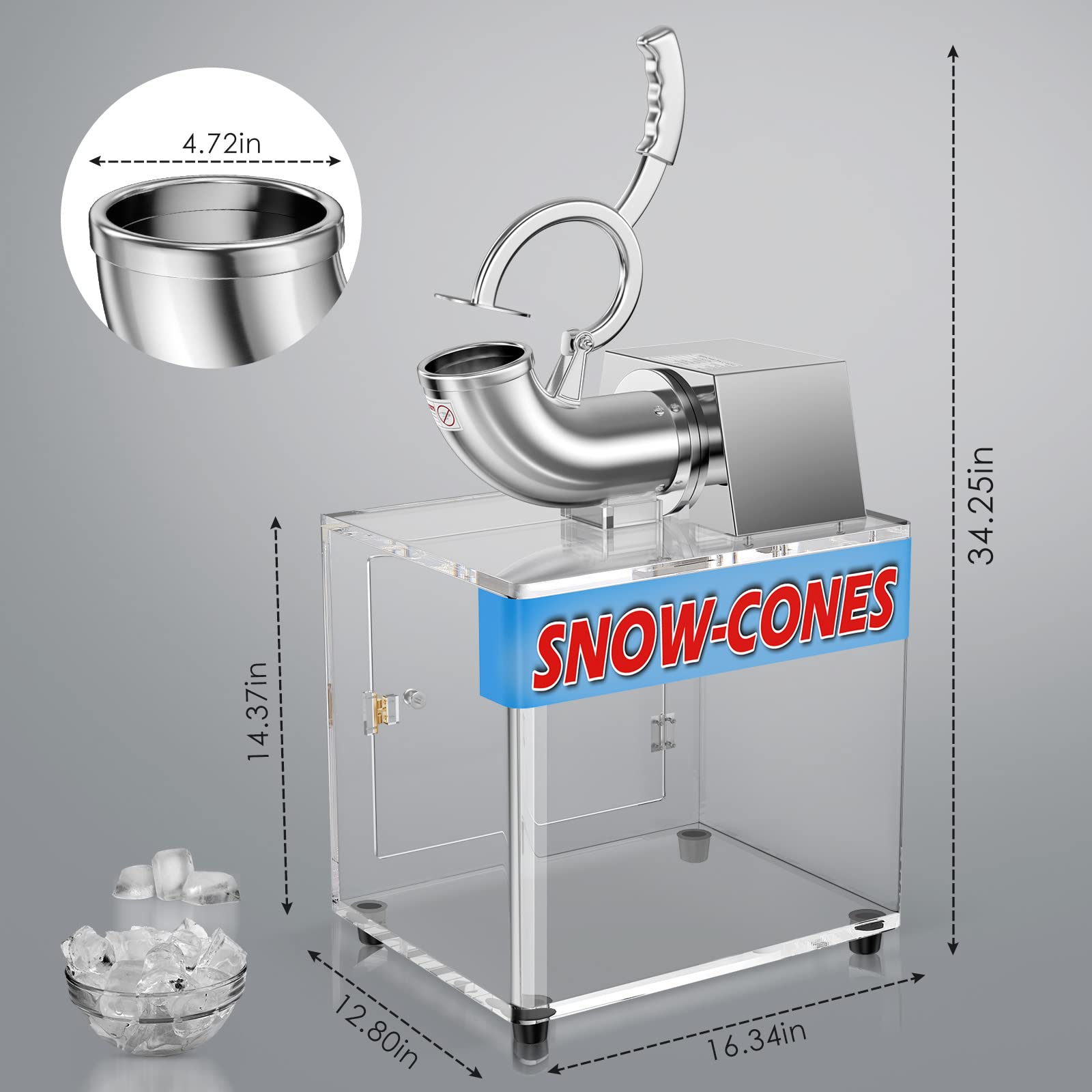 commercial snow cone machine amazon