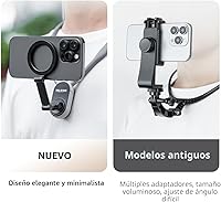 Vista 3 de TELESIN Soporte magnético para el cuello para teléfonos, soporte para teléfono celular POV/Vlog para selfie, soporte de mano libre para el cuello