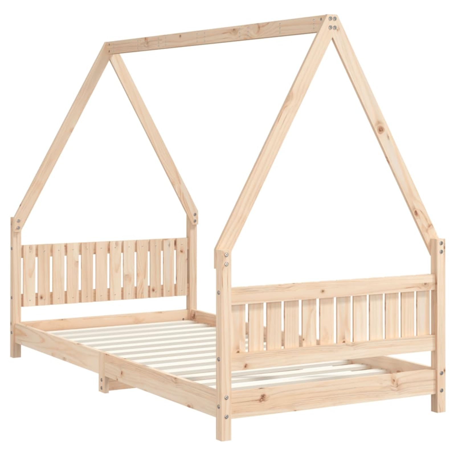 Rantry Holz-Kinderbett in Hausform, 90x190 cm, für Kinder ab 4 Jahren, Montage erforderlich Model834507