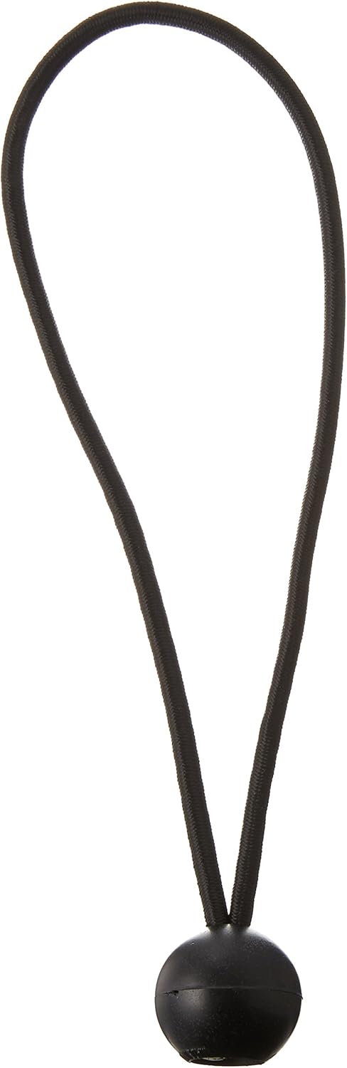 Pit Bull CHIC074 9-Inch Ball Bungee Cord Black, 100-Pack