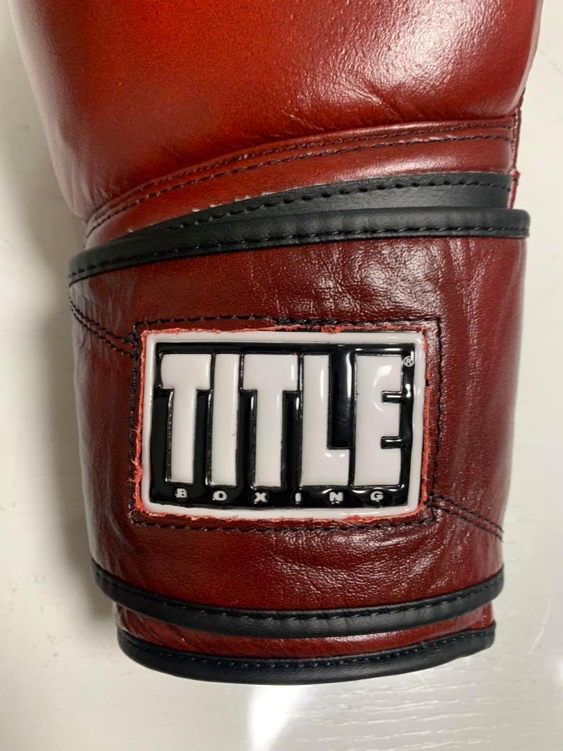 新品未使用 TITLE ボクシンググローブ 赤 12オンズ 新品未使用 TITLE