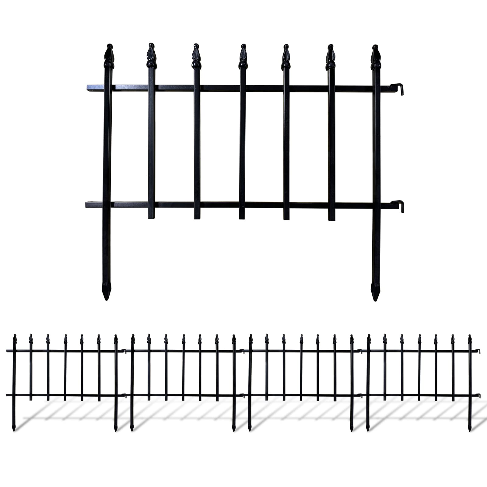 Thealyn Metal Decorative Garden Fence