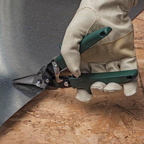 Miniatura 5 de Malco M2003 MAX2000 Capacidad de corte de 1-38 pulgadas, mango de 6 pulgadas, corte recto, izquierdo y derecho, corte combinado de aviación