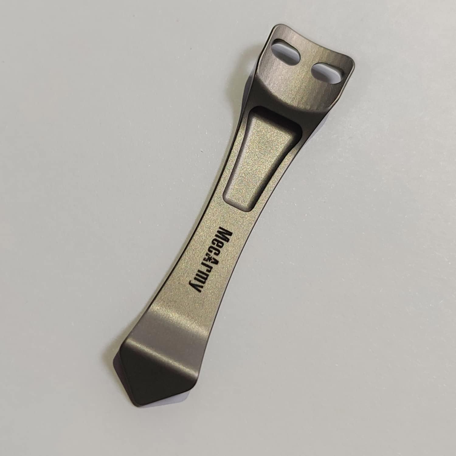 MecArmy CL-D2 Titanium Clip for Flashlight - Suspension Clip for Everyday Carry Stainless Steel