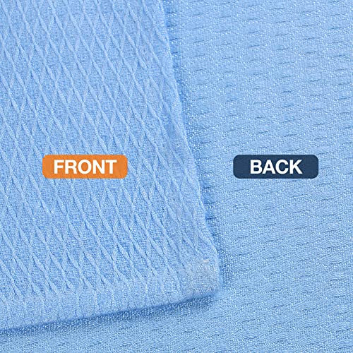 Blue Cooling Bamboo Blankets For Hot Sleepers Lightweight Cool Summer Blankets King Size Soft Cold Large Thin Knit Throw Blankets For Hot Flashes Keep Adults Cool And Warm, Blanket Sheet For Bed #TOP3