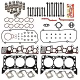 Domestic Gaskets HSHBLF8-20500 Lifter Replacement Kit Compatible With 97-01/14/1998 Ford E150 E250 F150 V6 4.2 OHV Head Gasket Set, Head Bolts, Lifters