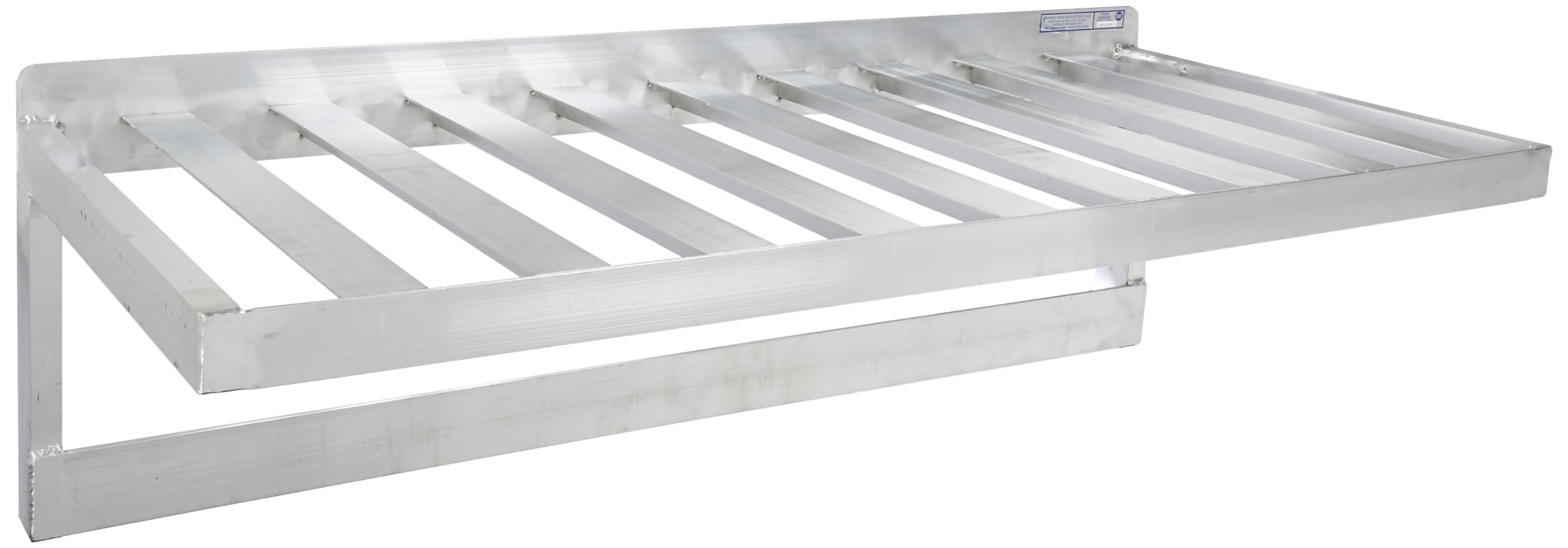 PVIFS TBWS2048PH Pot Rack Wall Shelf, 48