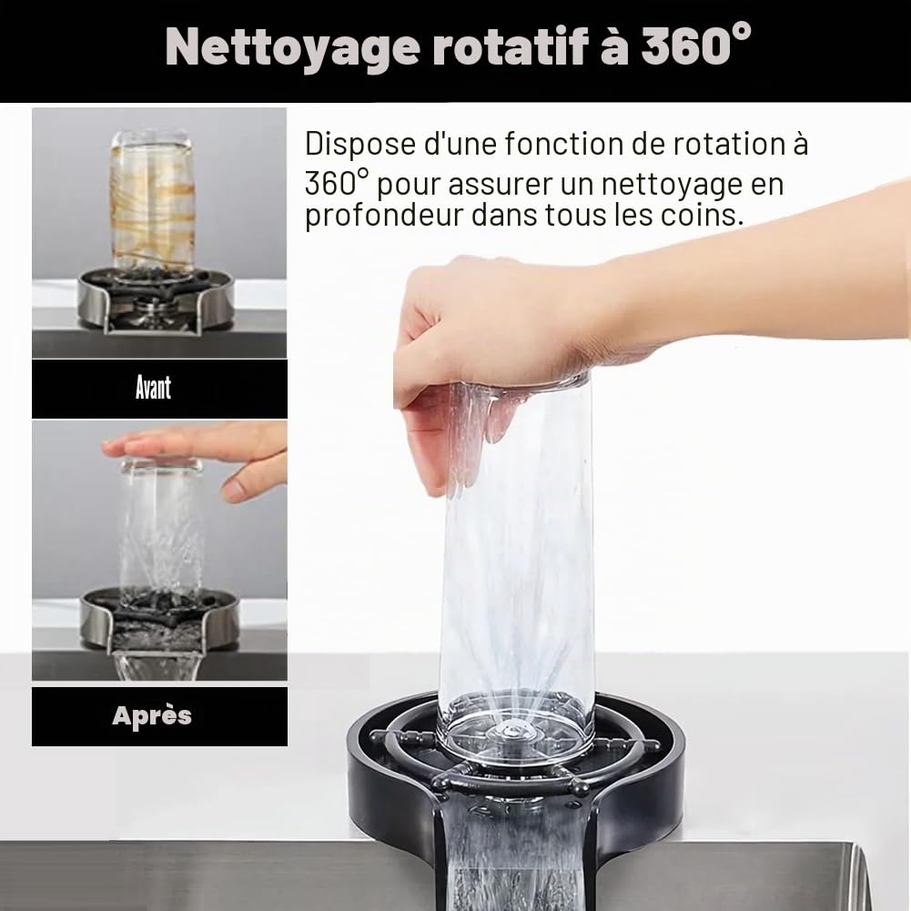 Tête de robinet en acier inoxydable pour verre à bière et tasse à café