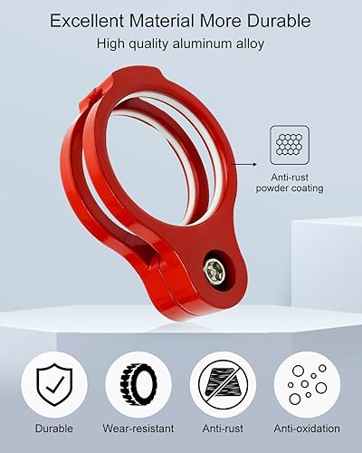 Miniatura 3 de Cerradura de puerta trasera para Toyota Tacoma 2005-2015 Dispositivo de bloqueo antirrobo, rojo