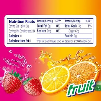 Mentos Chewy Mint Candy Roll, Fruit Mint Candies, 14 Pieces Per Roll, 15 Count Party Pack