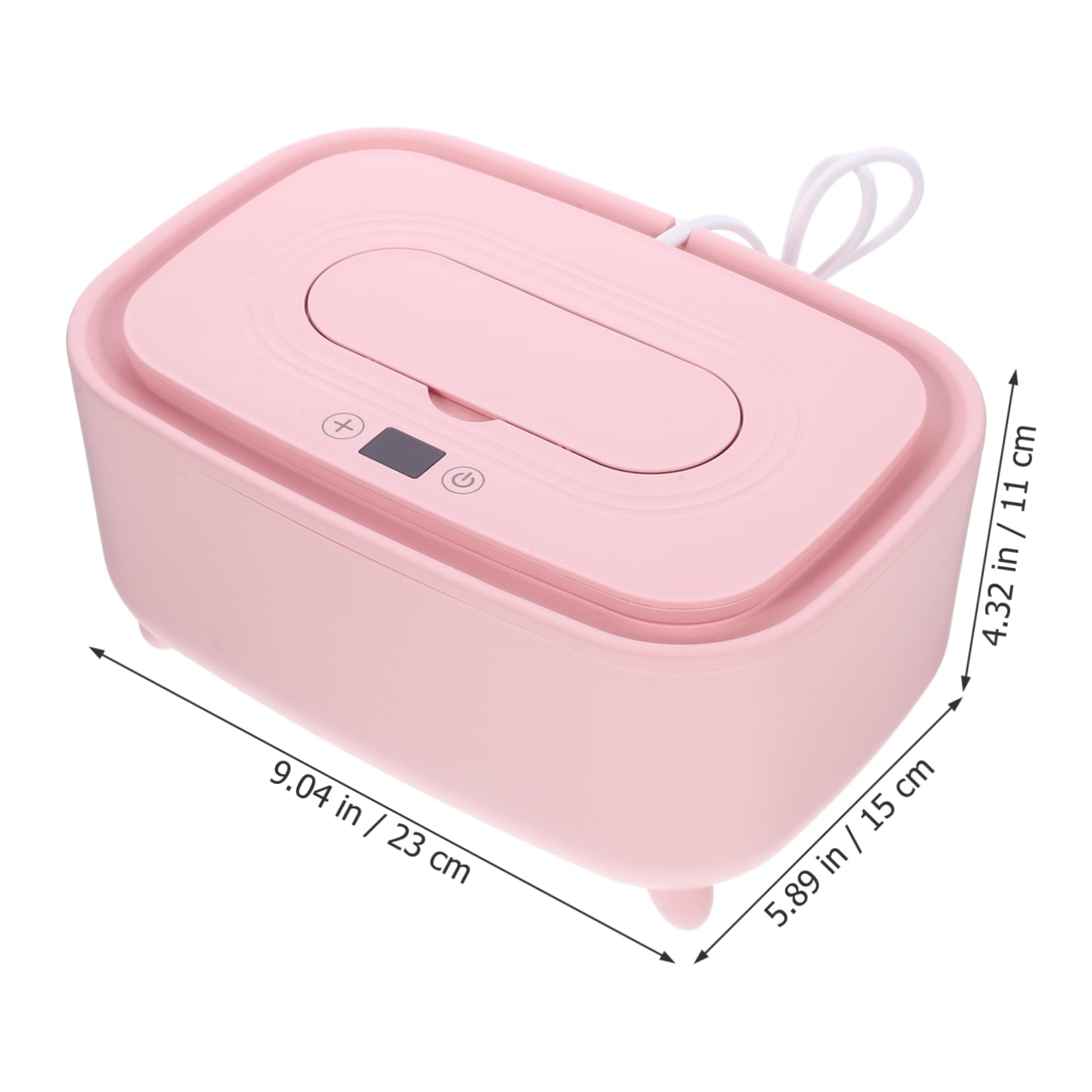 IMIKEYA 3 Stück Smart Warme Und Feuchte Taschentuchbox Tücher Spender Wärmer Nass Hygiene Einfach Rosa Abs