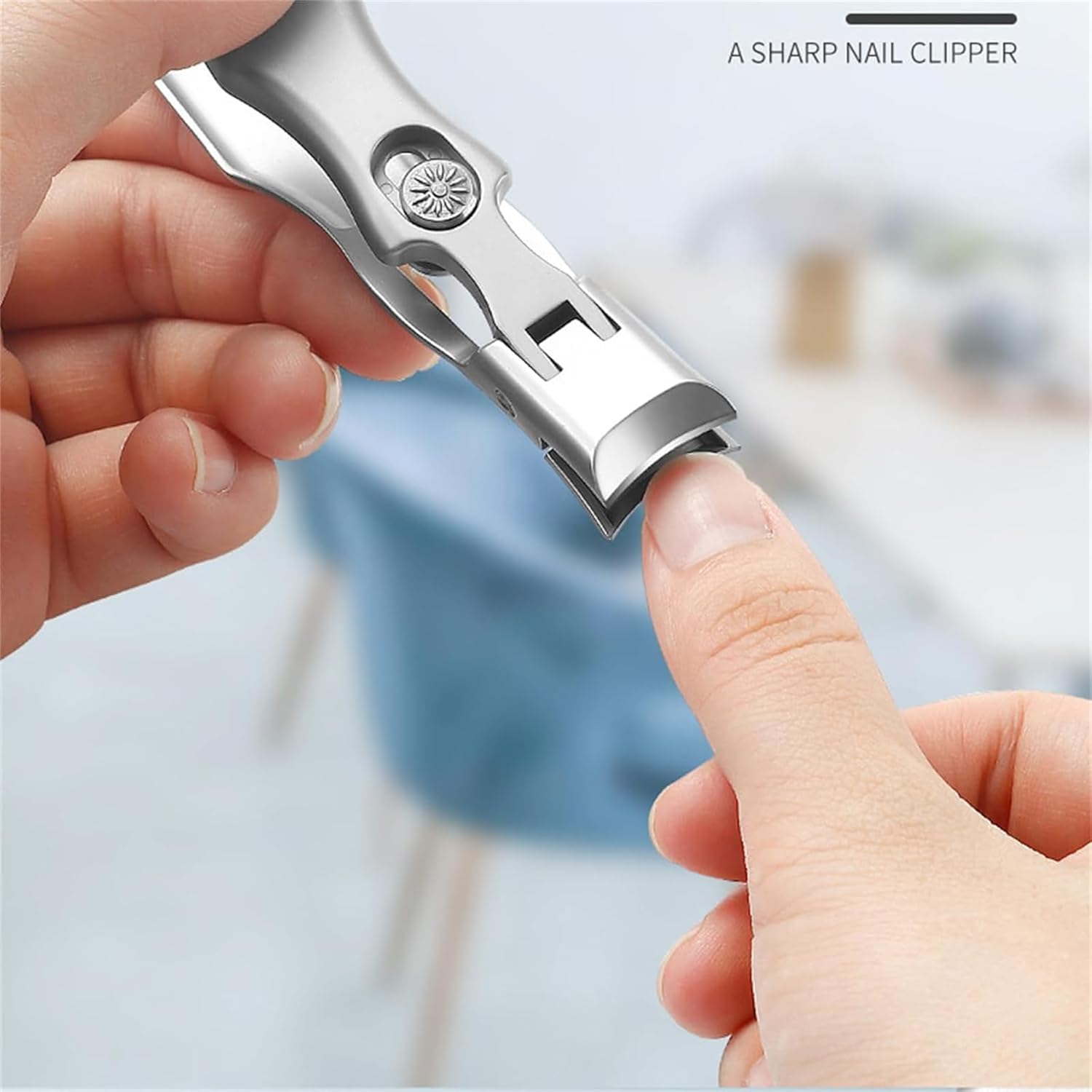 Nail Clippers, Ultra Sharp Stainless Steel Nail Clippers, Portable for Thick Nails