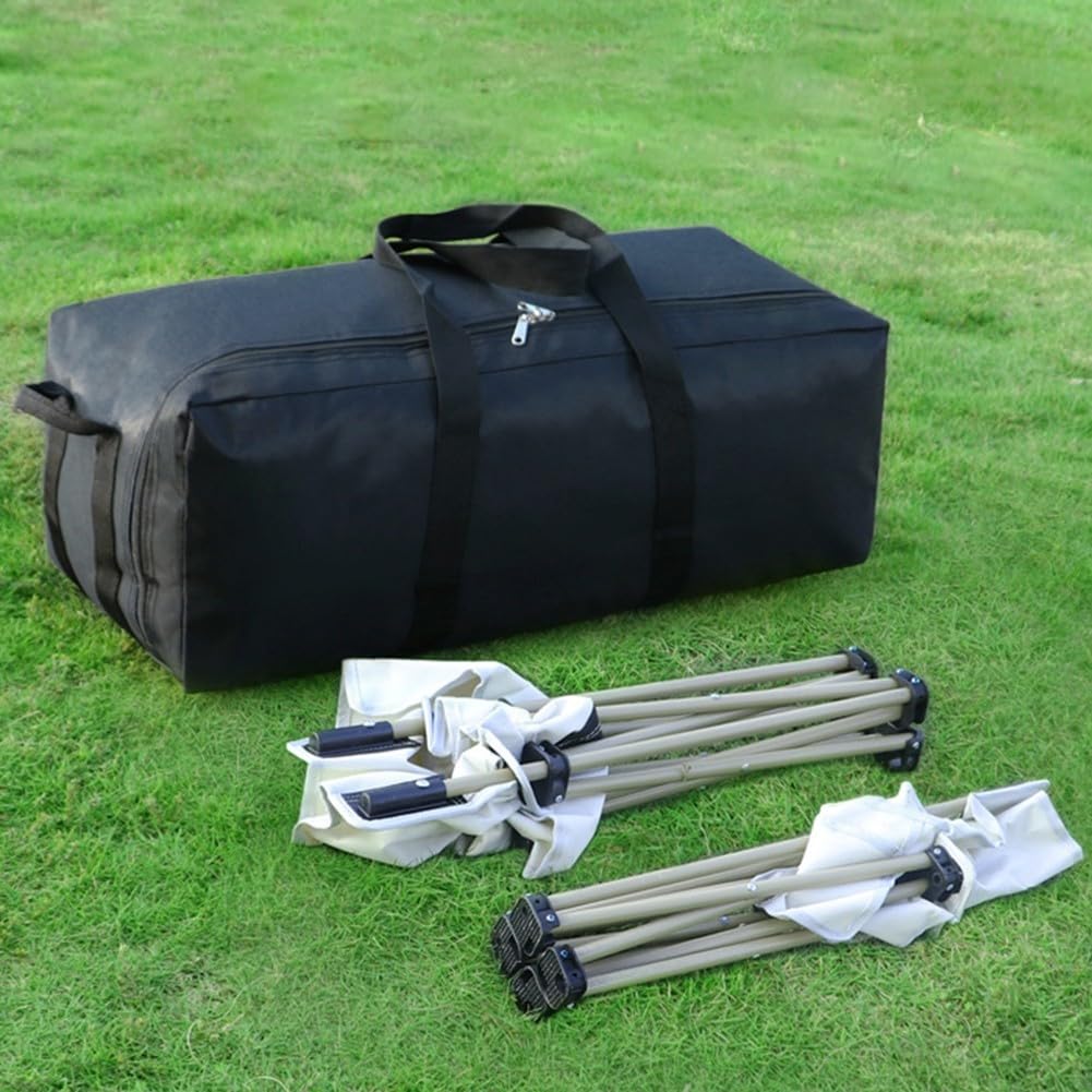Eawfgtuw Bolsa de almacenamiento para tienda de campaña, 55 L, 100 L, 150 L, bolsa de equipaje plegable impermeable, organizador de equipo de gran capacidad para exteriores, para toldo, saco de