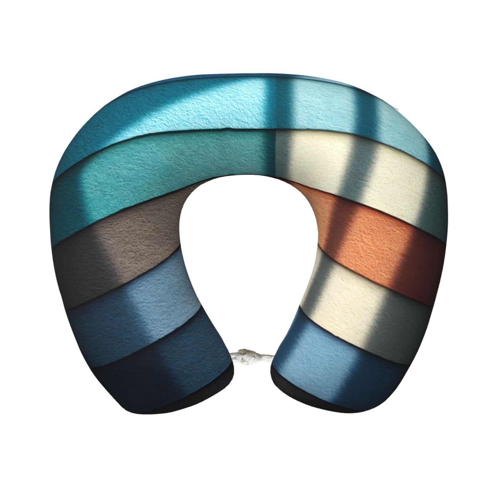 BOAIHH Colorful Wall Memory Foam Travel Pillow for Soft Comfort Fits Snugly for Naps Office, and Airplane Use