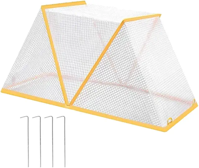 Isolierende Presenning: Transparentes Gartenzelt mit Frostschutz (80x34x35 cm)