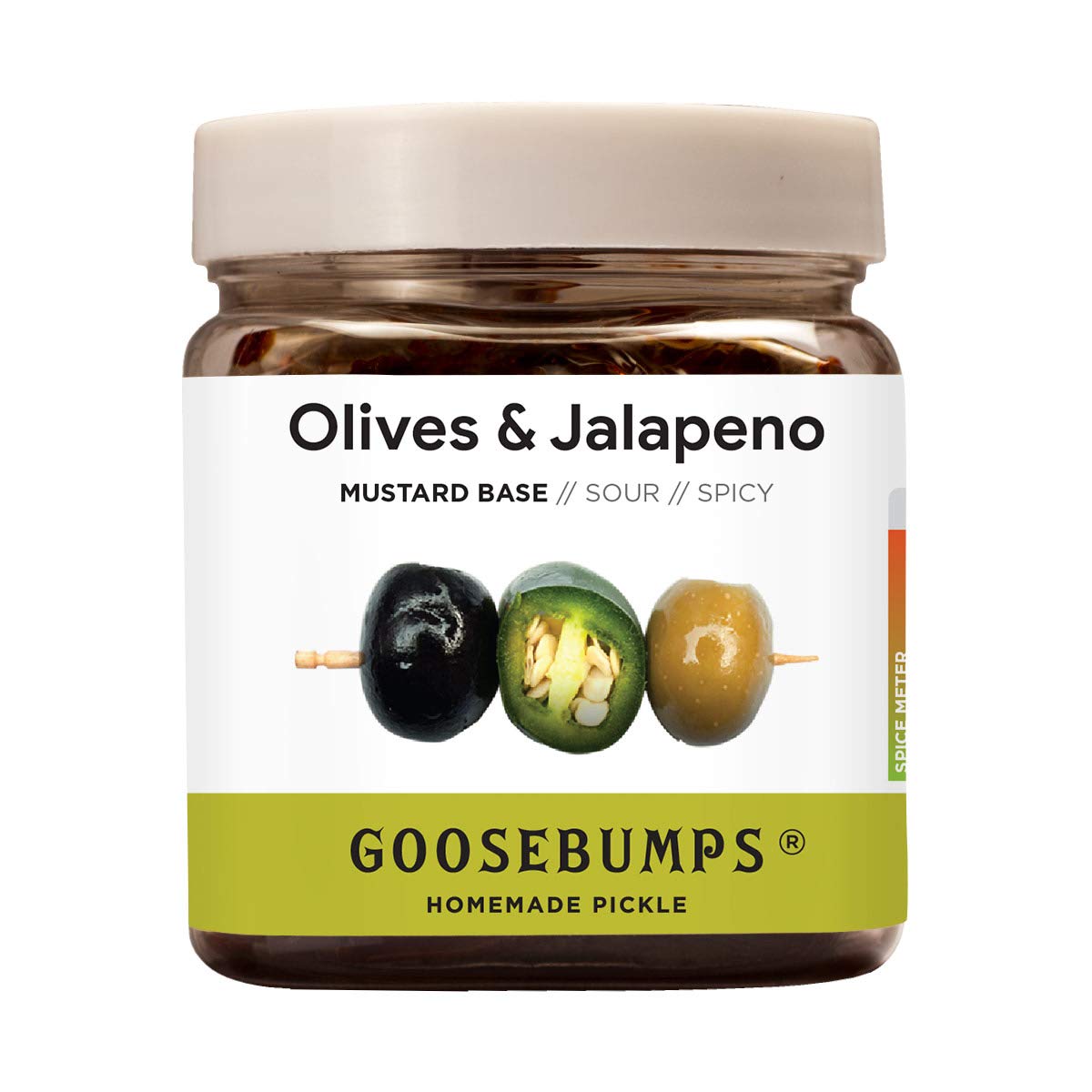 Goosebumps Olives and Jalapenos Pickle | Olives and Jalapeno ka Aachar | Innovative Pickle | Mustard Oil Based Pickle | Preservative Free Pickle 250 GMS-image-46