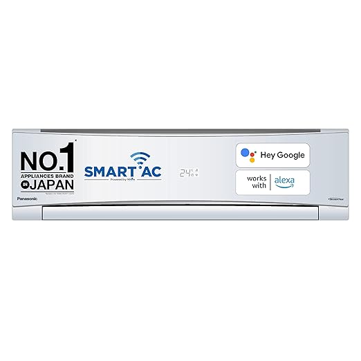 Panasonic 1.5 Ton 3 Star Wi-Fi Inverter Smart Split AC (Copper Condenser, 7 in 1 Convertible with additional AI Mode, PM 0.1 Air Purification Filter, CS/CU-SU18YKYWT,2023 Model, White)