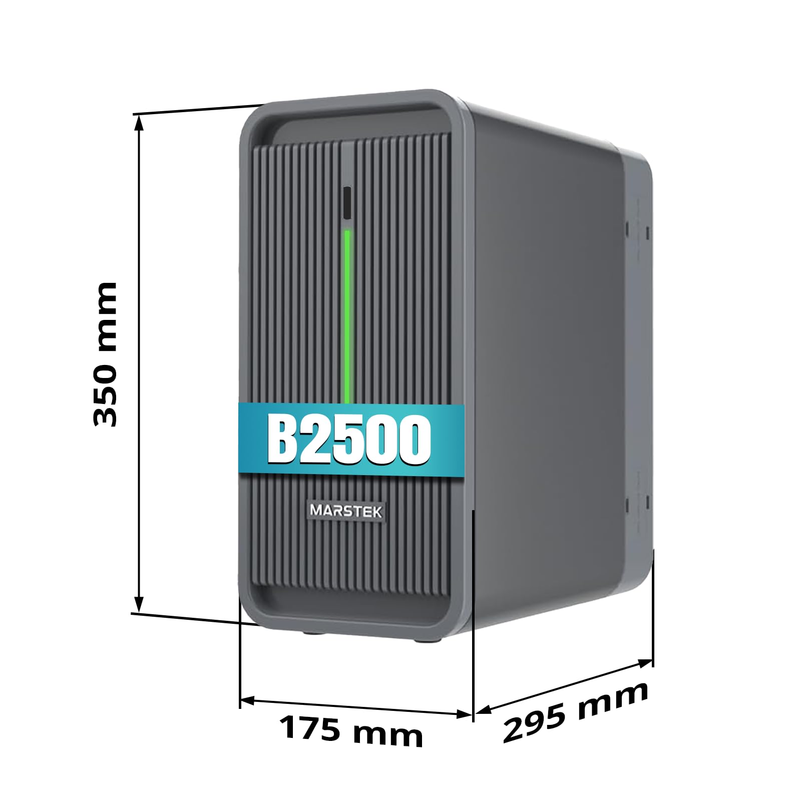 SUNNIVA® 2000W Balkonkraftwerk mit 4.48 kWh Speicher MARSTEK 2x B2500-D, BIFAZIAL FULLBLACK komplett Steckdose, PV Solaranlage Komplettset mit Solarspeicher, 4x 500W N-Type Glas Bifacial Module