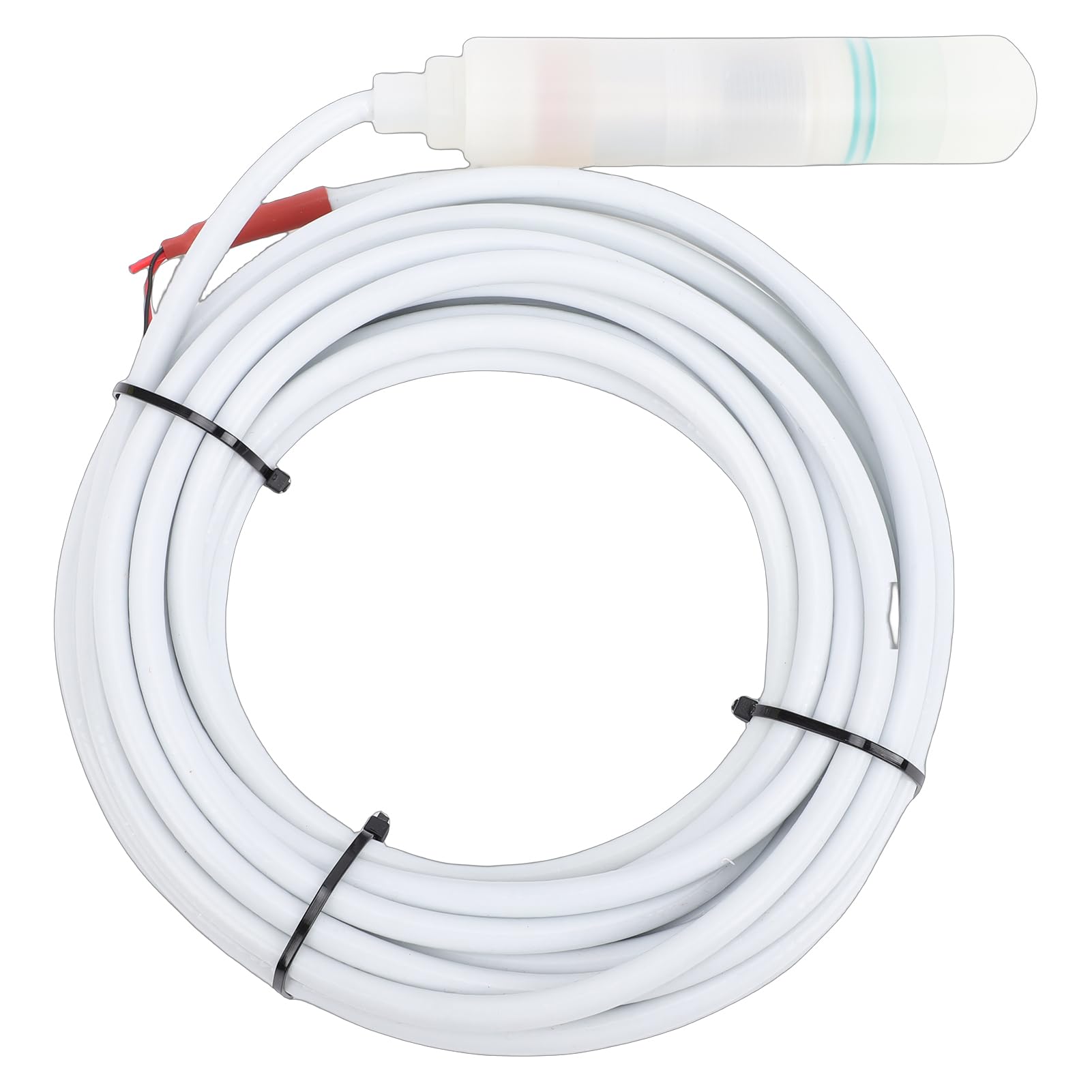 Transmisor de Nivel Sumergible Sensor de Nivel de Líquido con Cable de 10 M para Medición de Agua Material PP Duradero (Rango 0-10M (Cable 10m))