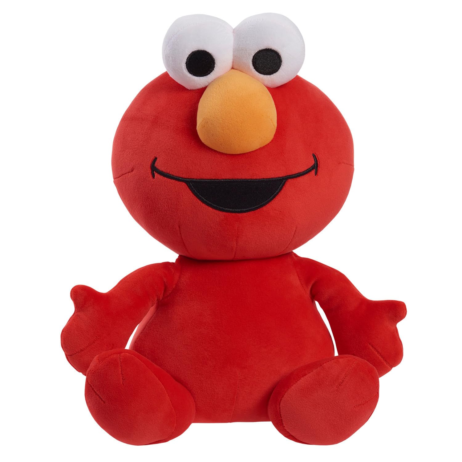Just Play Sesame Street Comfort Weighted Plush Elmo, Kids Toys for Ages 18 Month