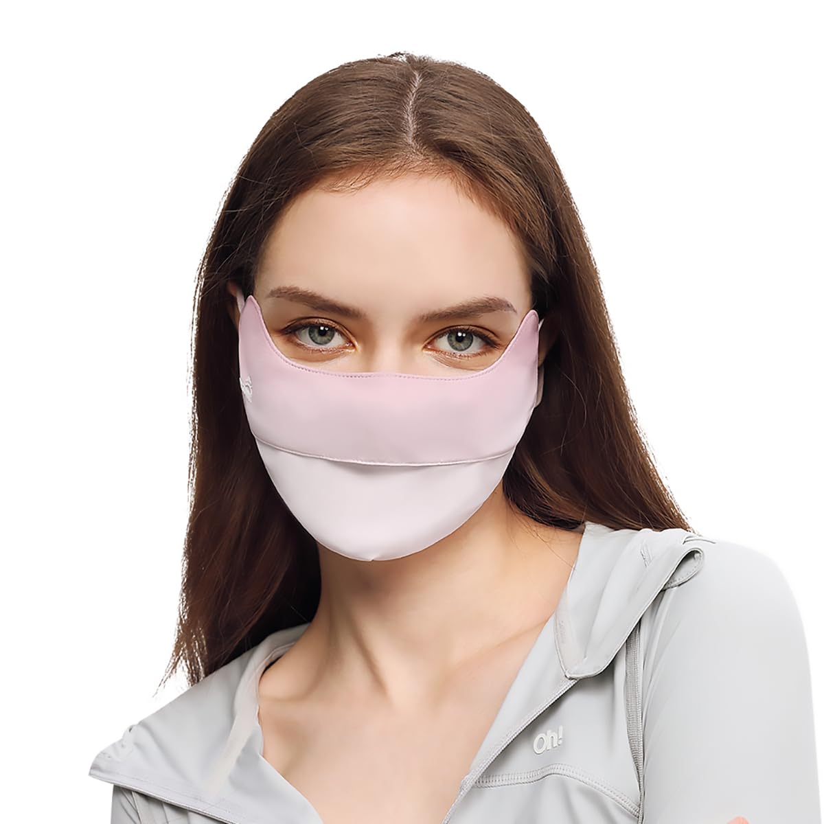 OHGOLF UV Face Cover UPF 50+ Women Breathable Face Covering Protection Sunscreen Mask SLN3M072D