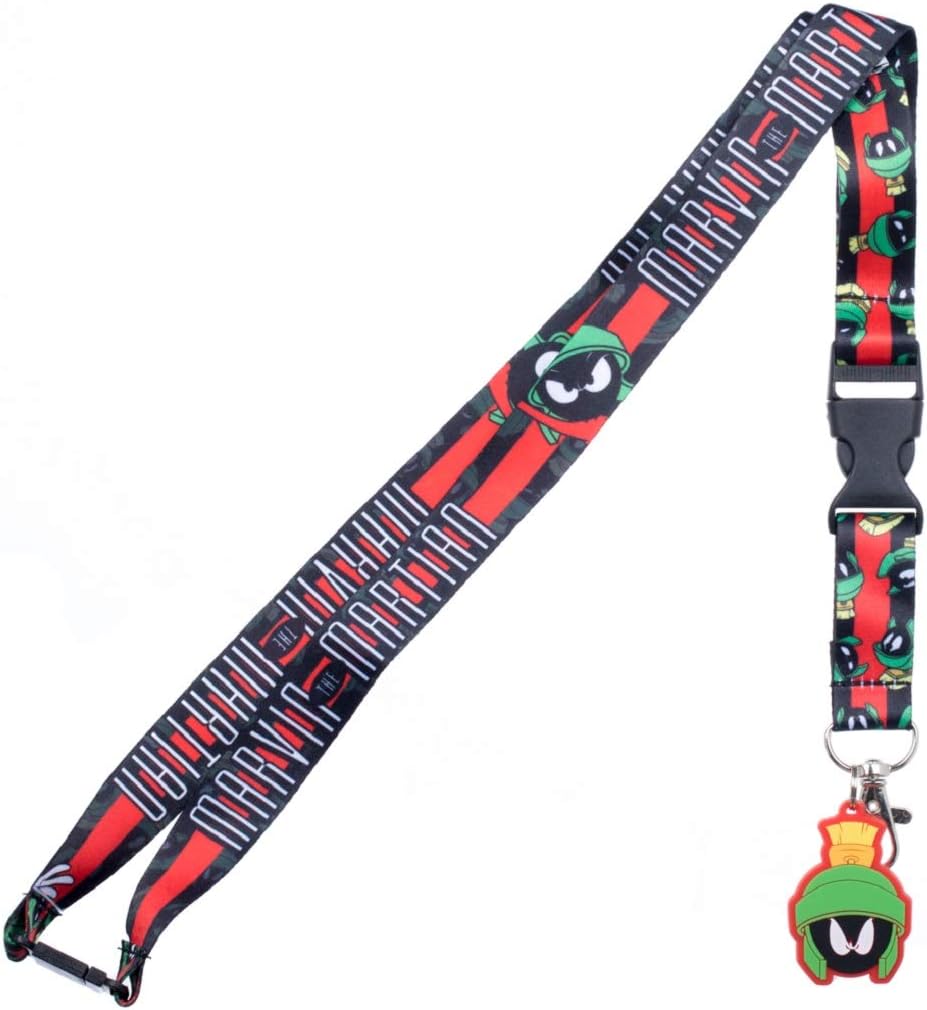 Bioworld Marvin The Martian Breakaway Lanyard with Charm