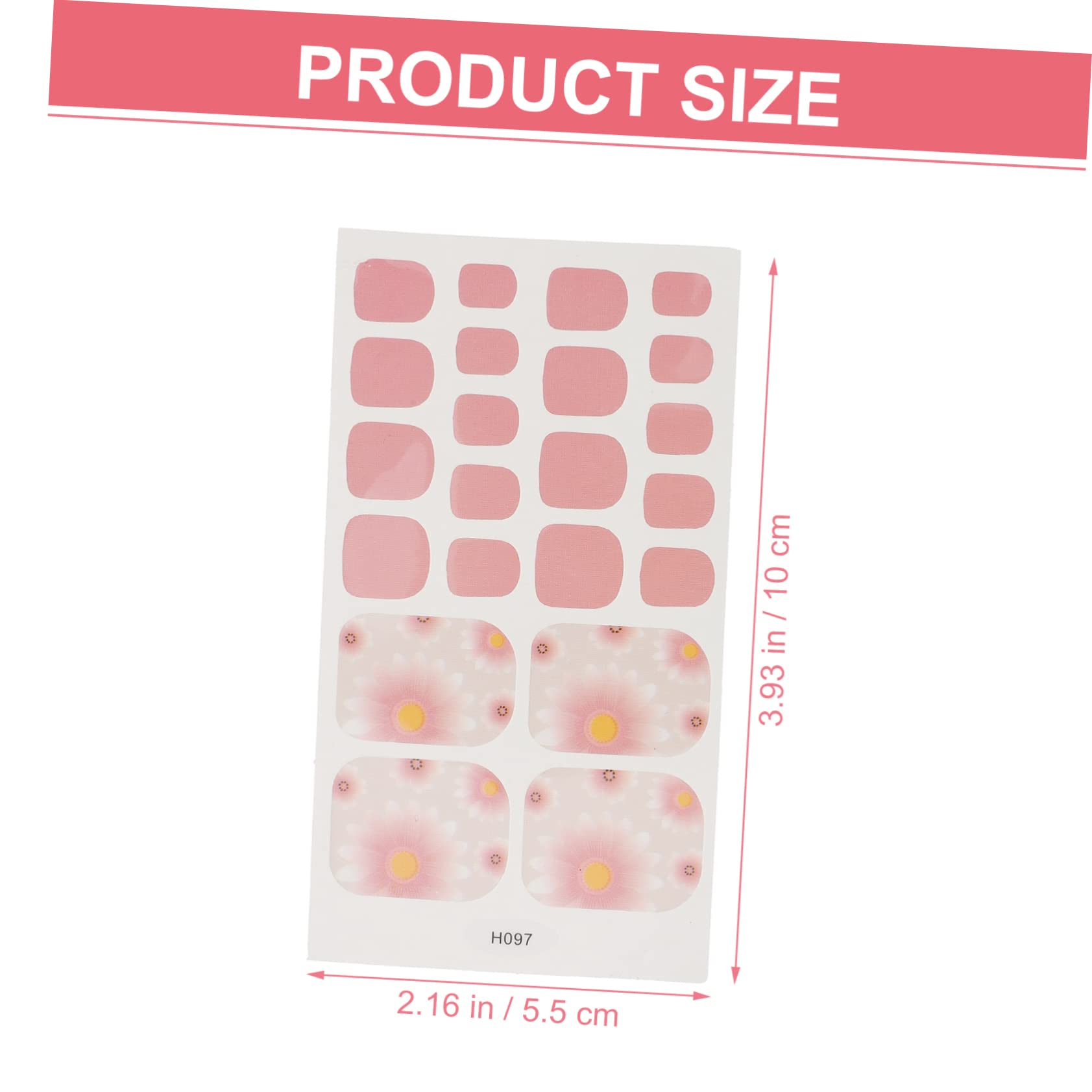 Didiseaon 5 Set Adesivi Per Unghie Dei Piedi Stickers Natalizi Unghie Decorazioni Unghie Adesivi Per Bambini Unghie Finte Lucide Adesivi Per Le Unghie Dei Piedi Etichetta 6 Fogli*5
