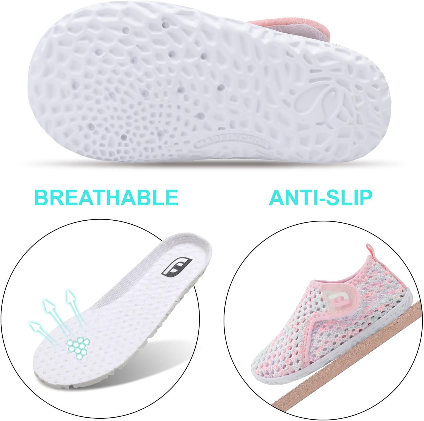 JOINFREE Baby Toddler Water Shoes Boys Girls Sandals Barefoot Kids Breathable Sneakers Shoes for Walking Running - Image 5