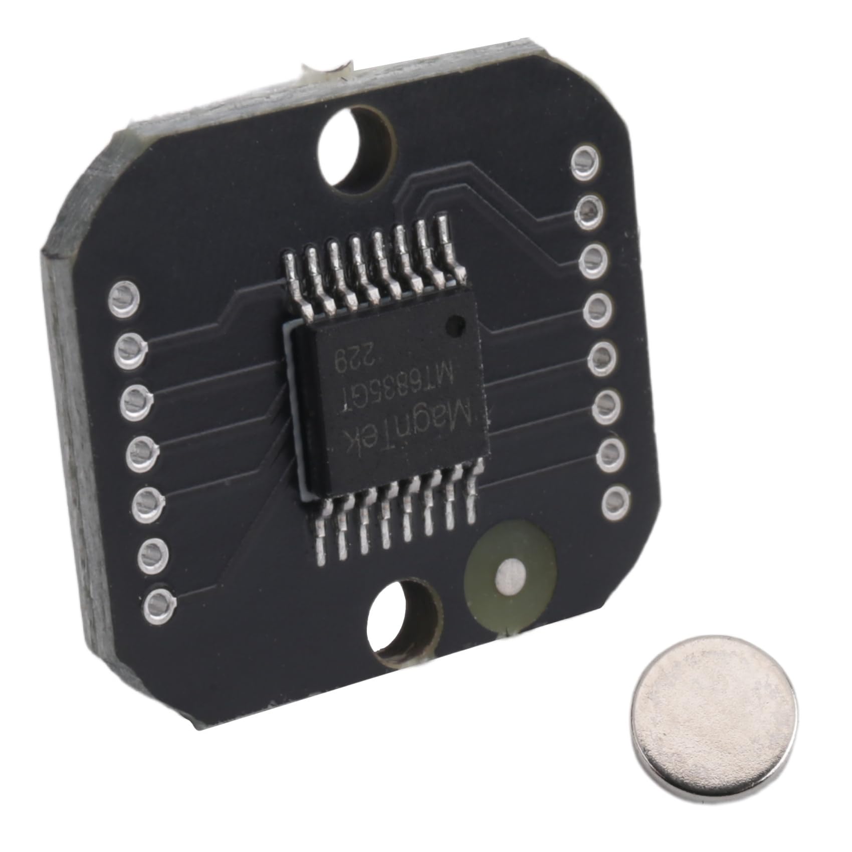 5X MT6835 Magnetisches Encodermodul PWM/SPI Bürstenloser Motor 21BIT Encoder Kann AS5048 Ersetzen