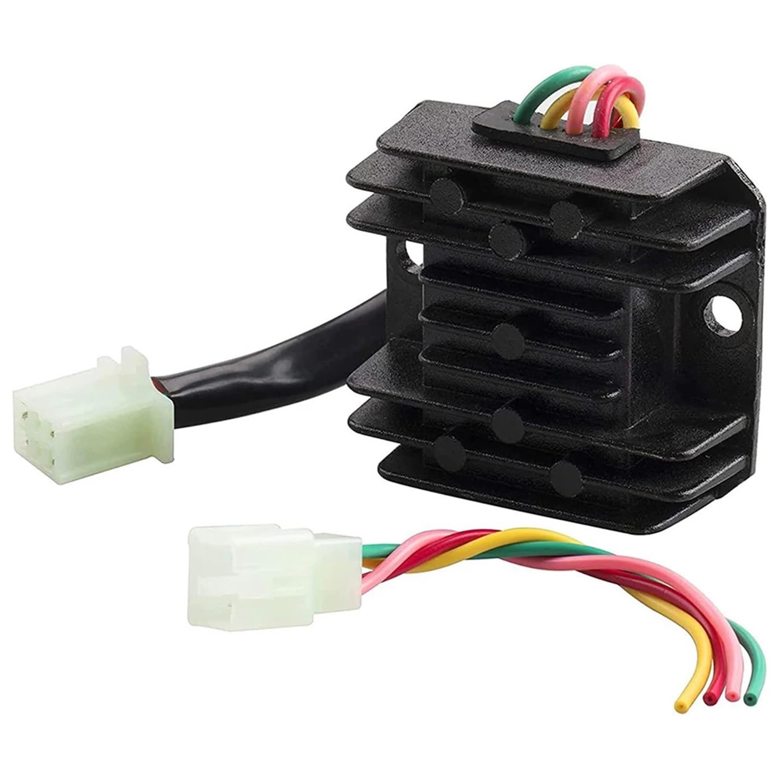 Regulator napięcia prostownik Pasuje do motocykla silnik łodzi ATV GY6 CG125-250CC 4 przewody prostownik prądu uniwersalny regulator napięcia Prostownik
