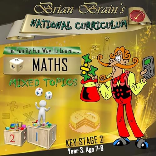 Brian Brain's National Curriculum KS2 Y3 Maths Mixed Topics cover art