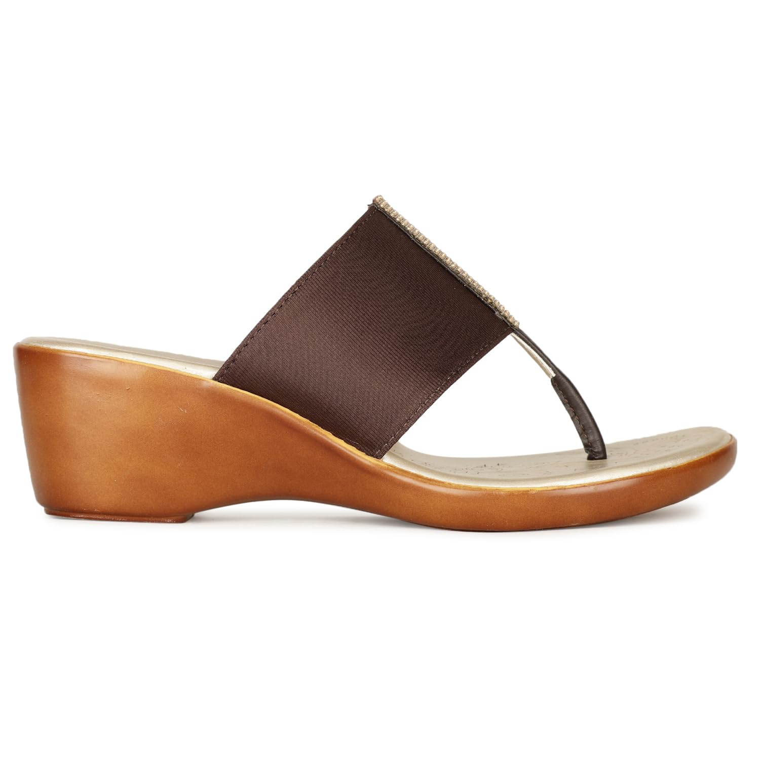 bata Women's Shimmer Brown Slipper-7 Kids UK (7714756)-picture-36