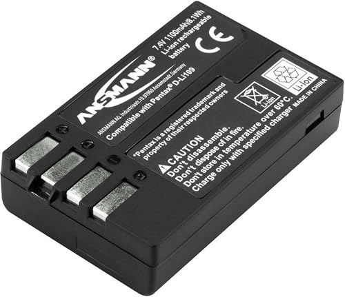 Batterie pour Appareil Photo Pentax (1 PCE) ANSMANN