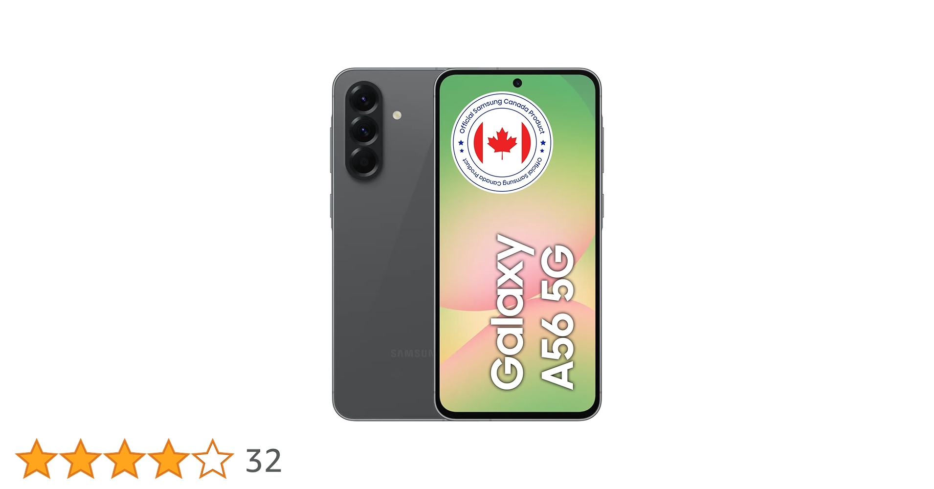 Samsung Galaxy A56, 256GB, Graphite (Unlocked, CAD Version