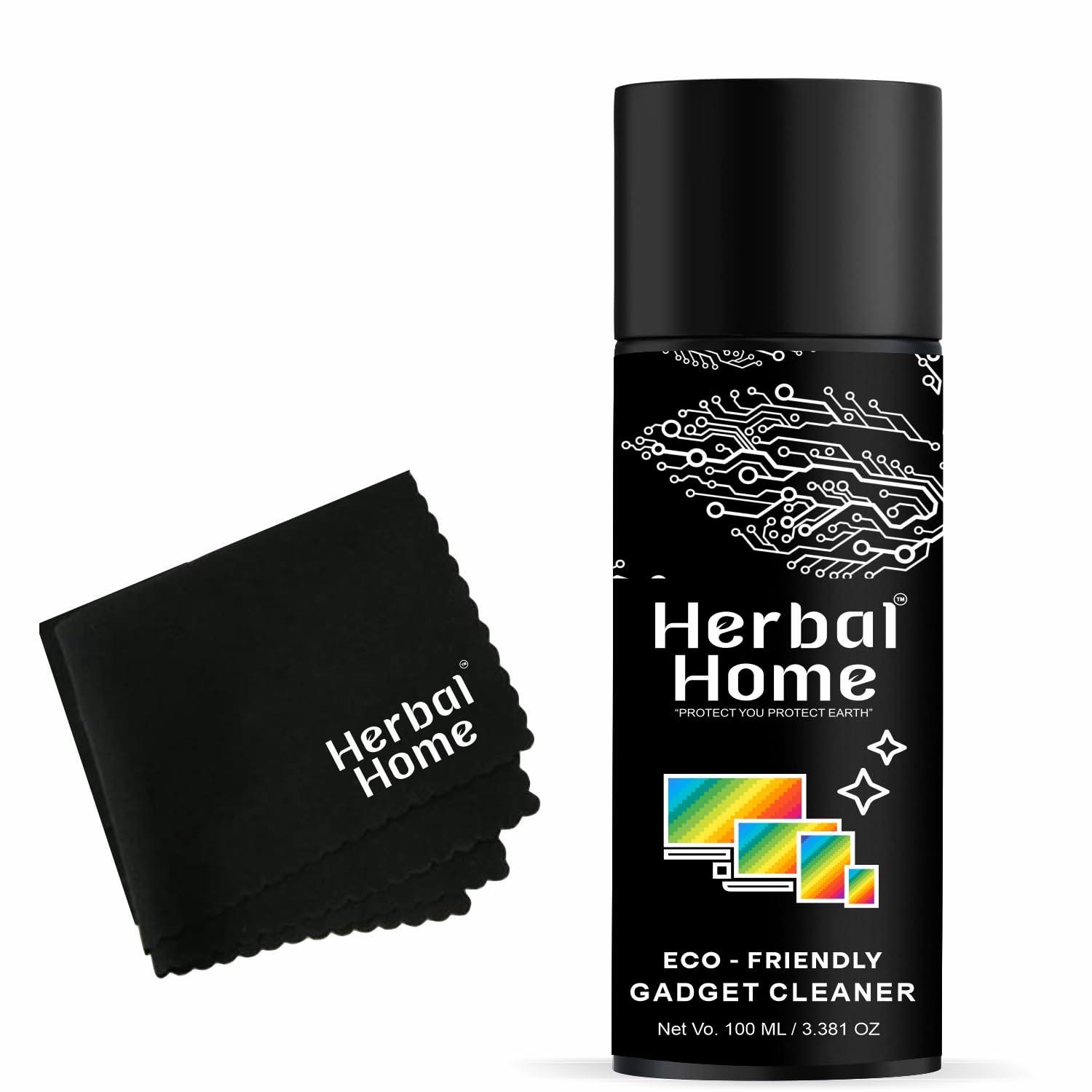 Herbal Home Gadget Cleaner 100 Ml + 1 Screen Cleaning Cloth All Screen Laptop TV Monitor Smartphone/Tablet Camera Lens Binocular (B0DHNTM323) Amazon Price History, Amazon Price Tracker