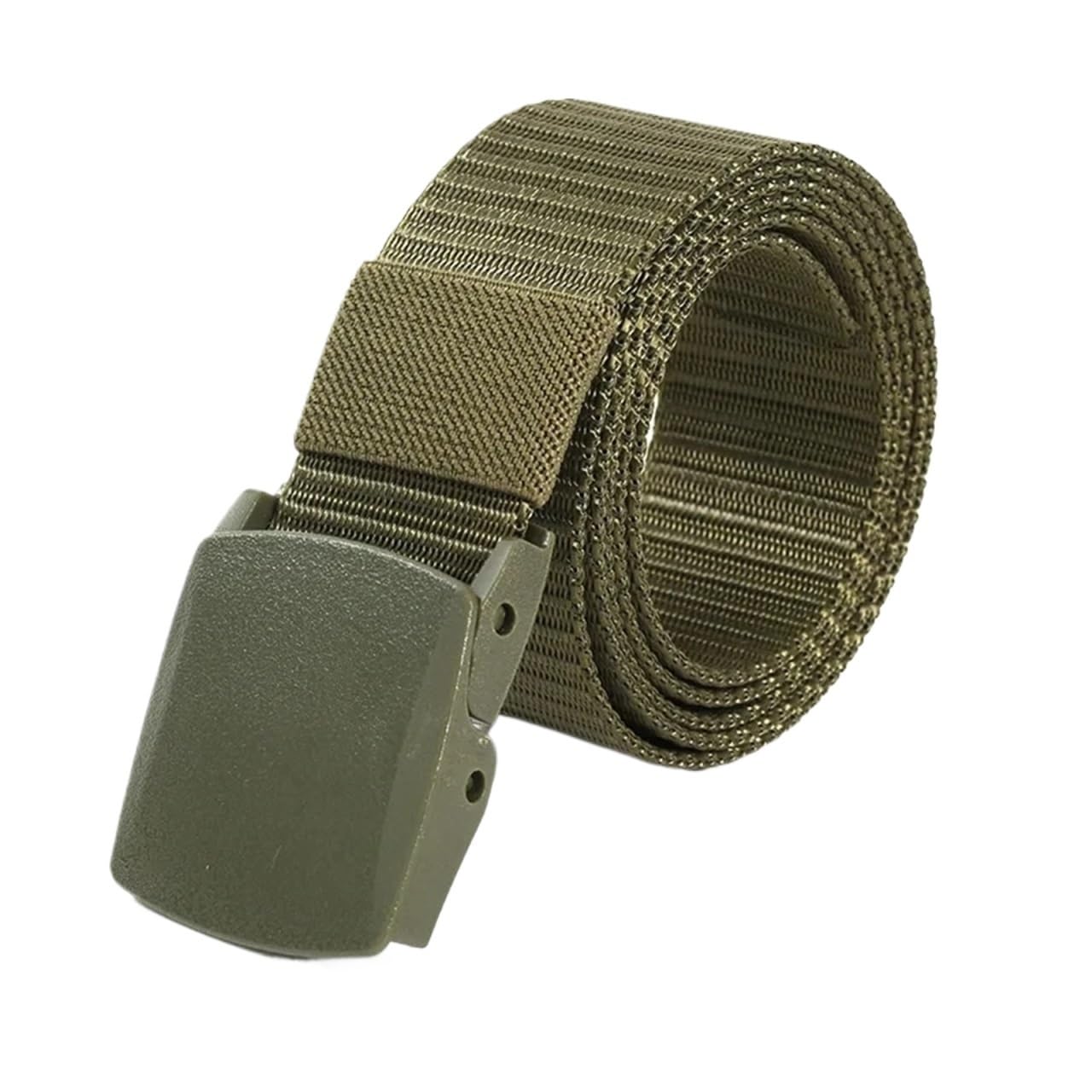Cinturones for hombre, cinturones vaqueros Unisex, cinturón ajustable for viaje al aire libre, con hebilla de plástico for pantalones, 2 uds Para Hombre