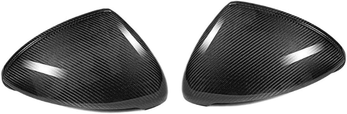 Dry Carbon Fiber Pattern Side Rearview Mirror Cap Trims Shell Covers Fit for Porsche Cayenne 958 2015 2016 Car