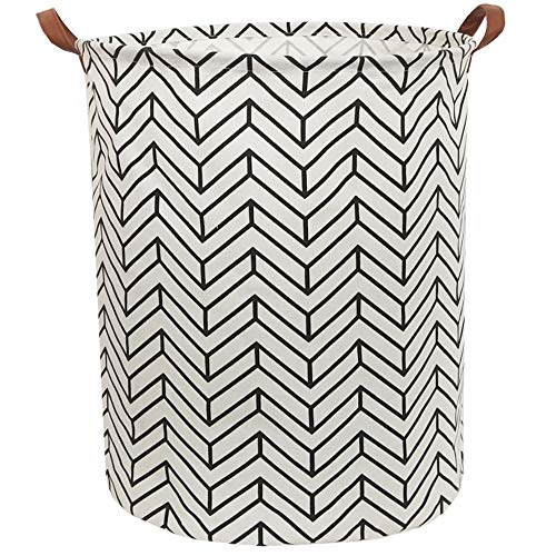 Sanjiaofen Large Storage Bins,Canvas Fabric Laundry Basket Collapsible Storage Baskets for Home,Office,Toy Organizer,Home