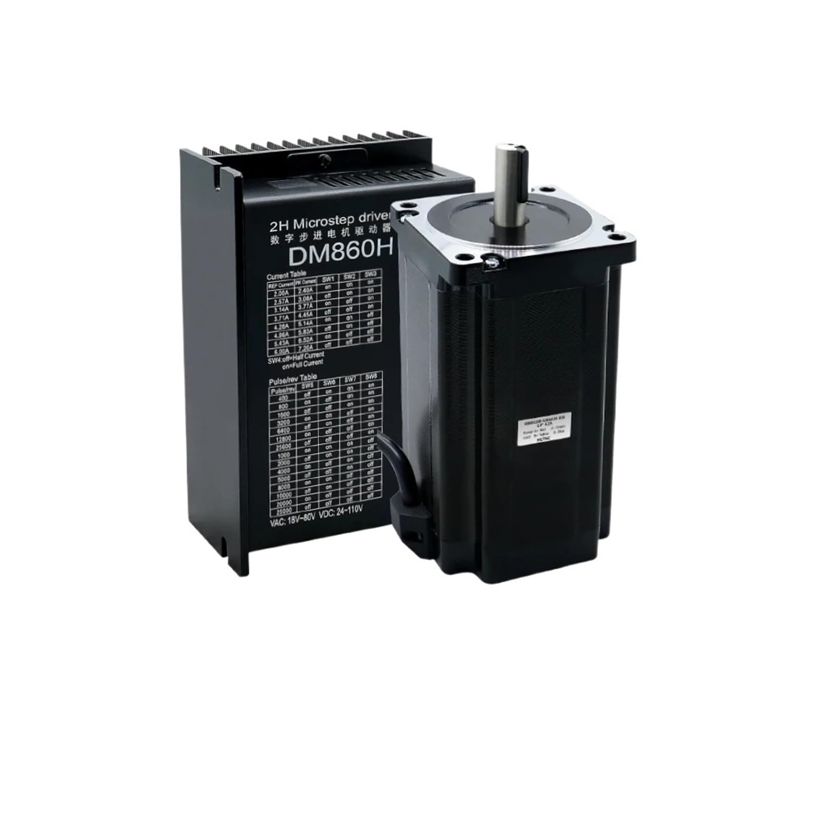 Moteur CNC 12Nm Nema 34 évite les pertes de pas avec pilote DM860H haute précision