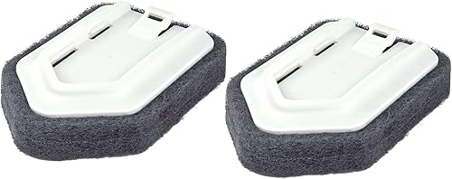 ITTAHO 2pcs cabeza de esponja reemplazable para ducha extensible limpieza de azulejos de bañera