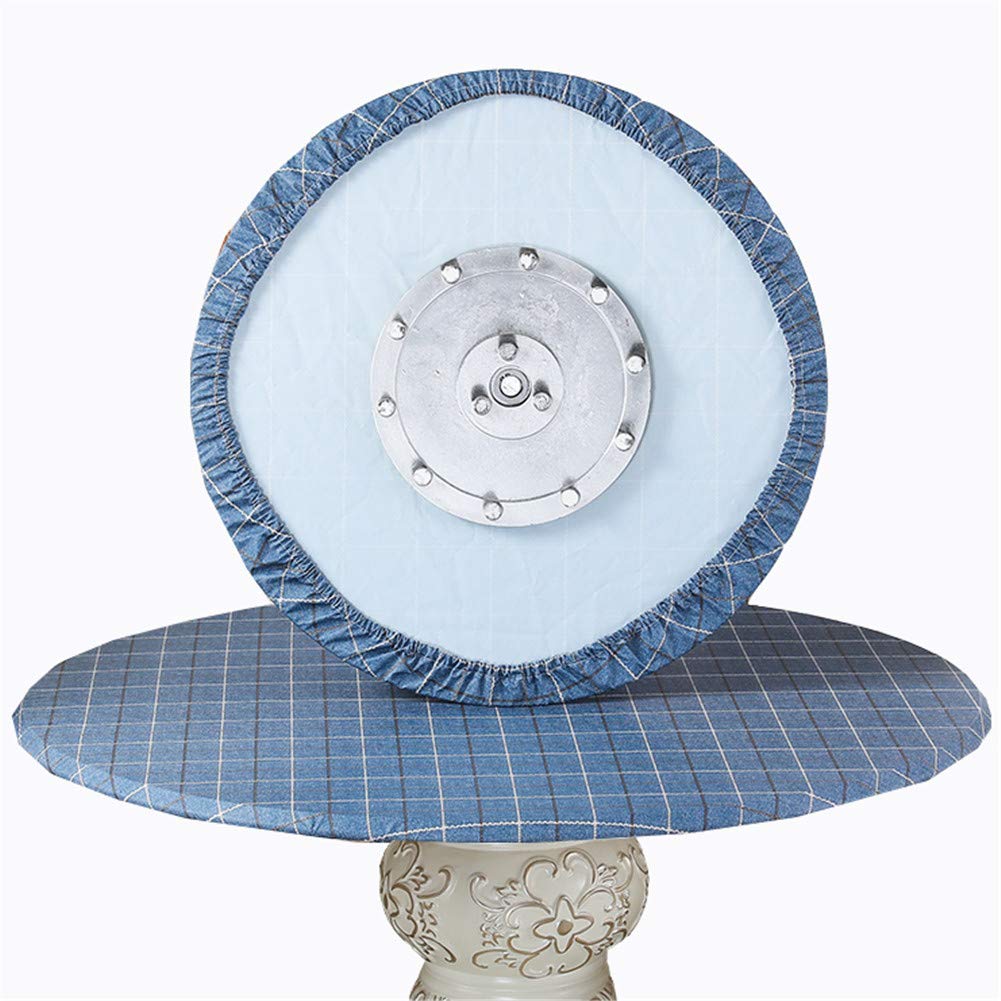 Nappe ronde imperméable bleu marine 120cm pour table circulaire